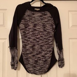 Ruff Hewn Hooded Waffle Top